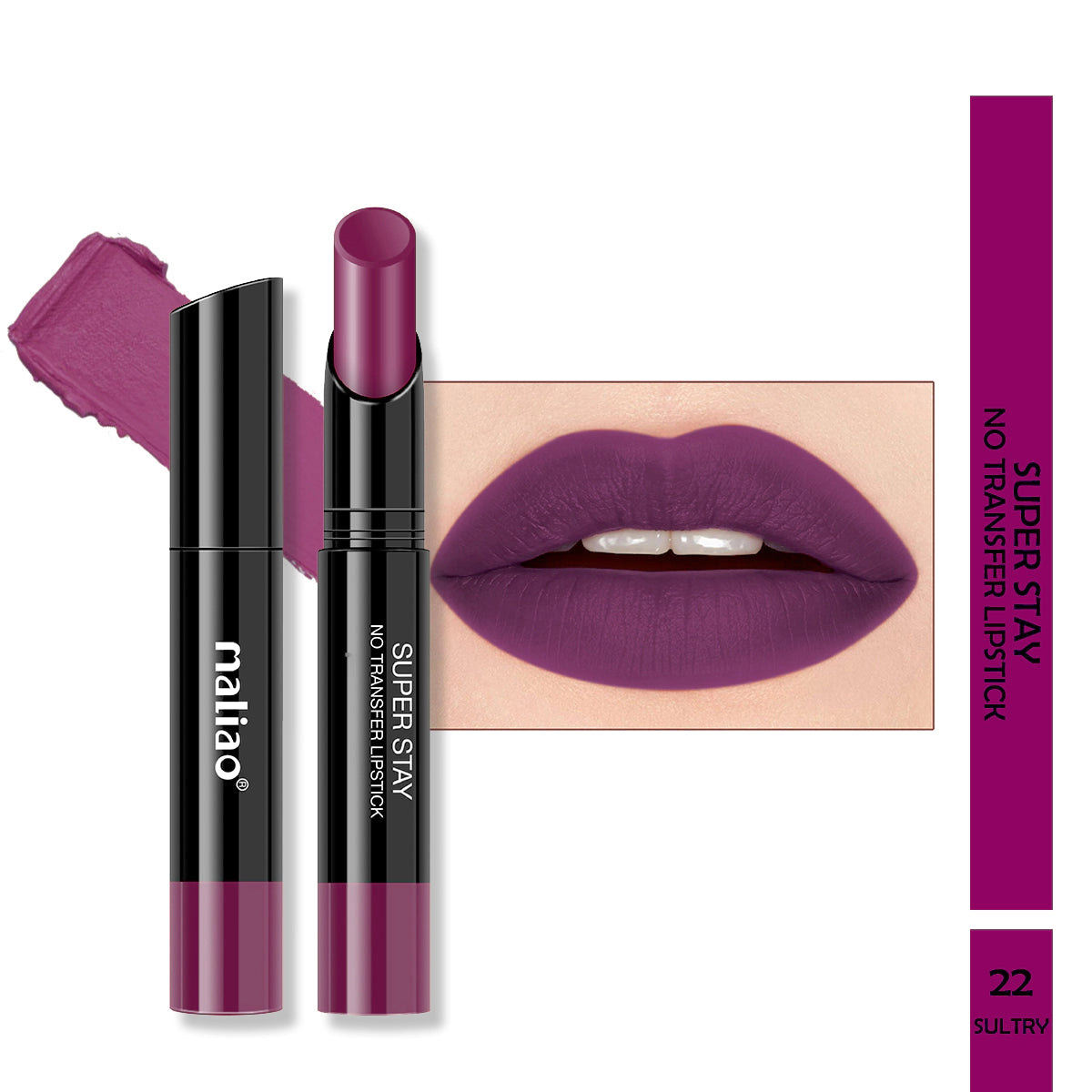 Maliao Super Stay No Transfer Lipstick - Unwavering Elegance Lip